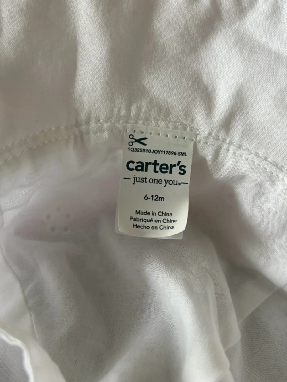 Carter’s White Eyelet Baby Summer Sun Hat - Like New / 6-12 months